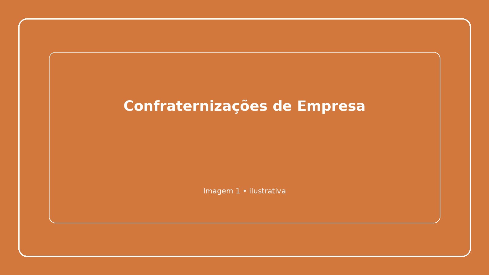 Confraternizações de Empresa