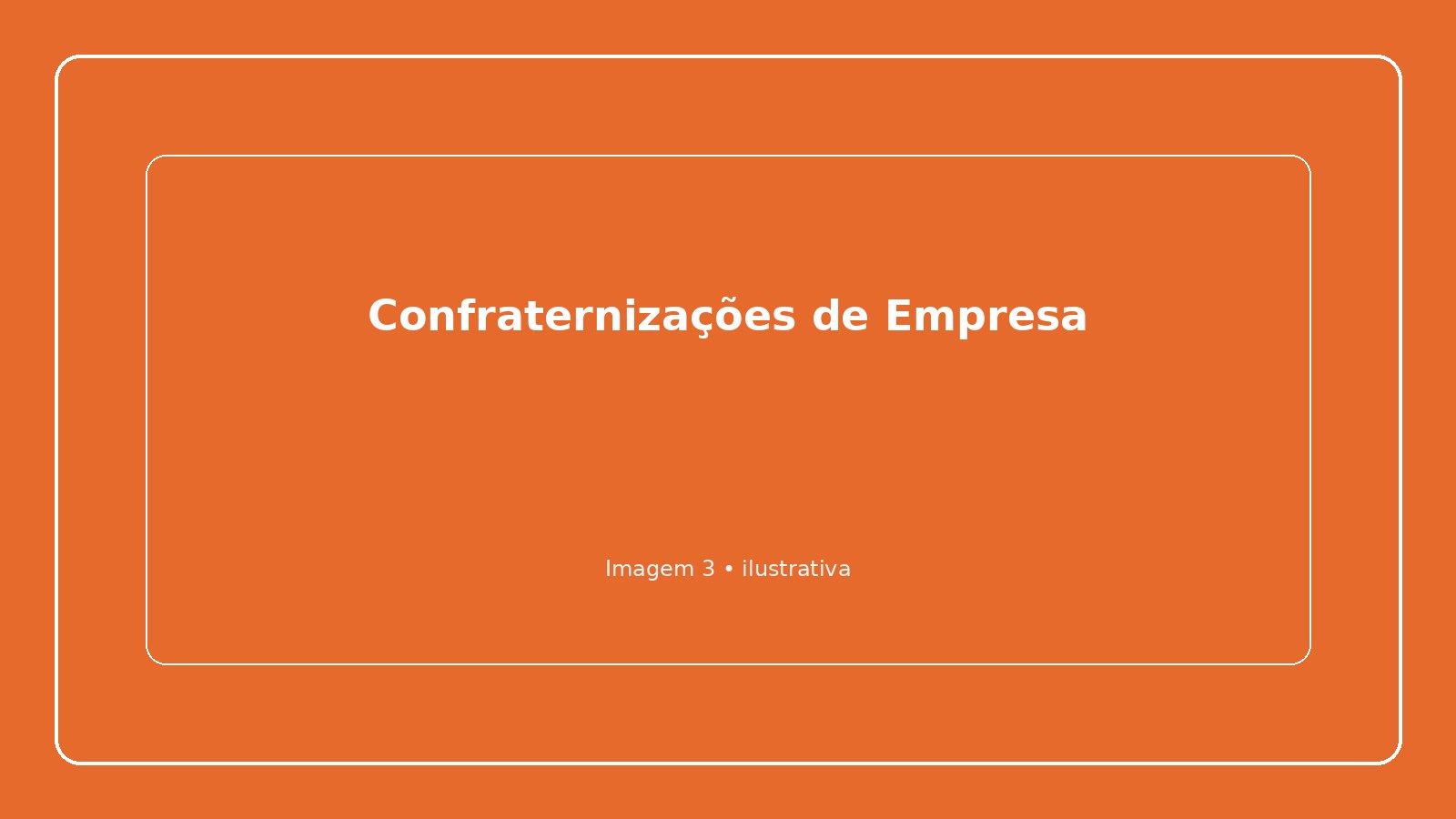 Confraternizações de Empresa
