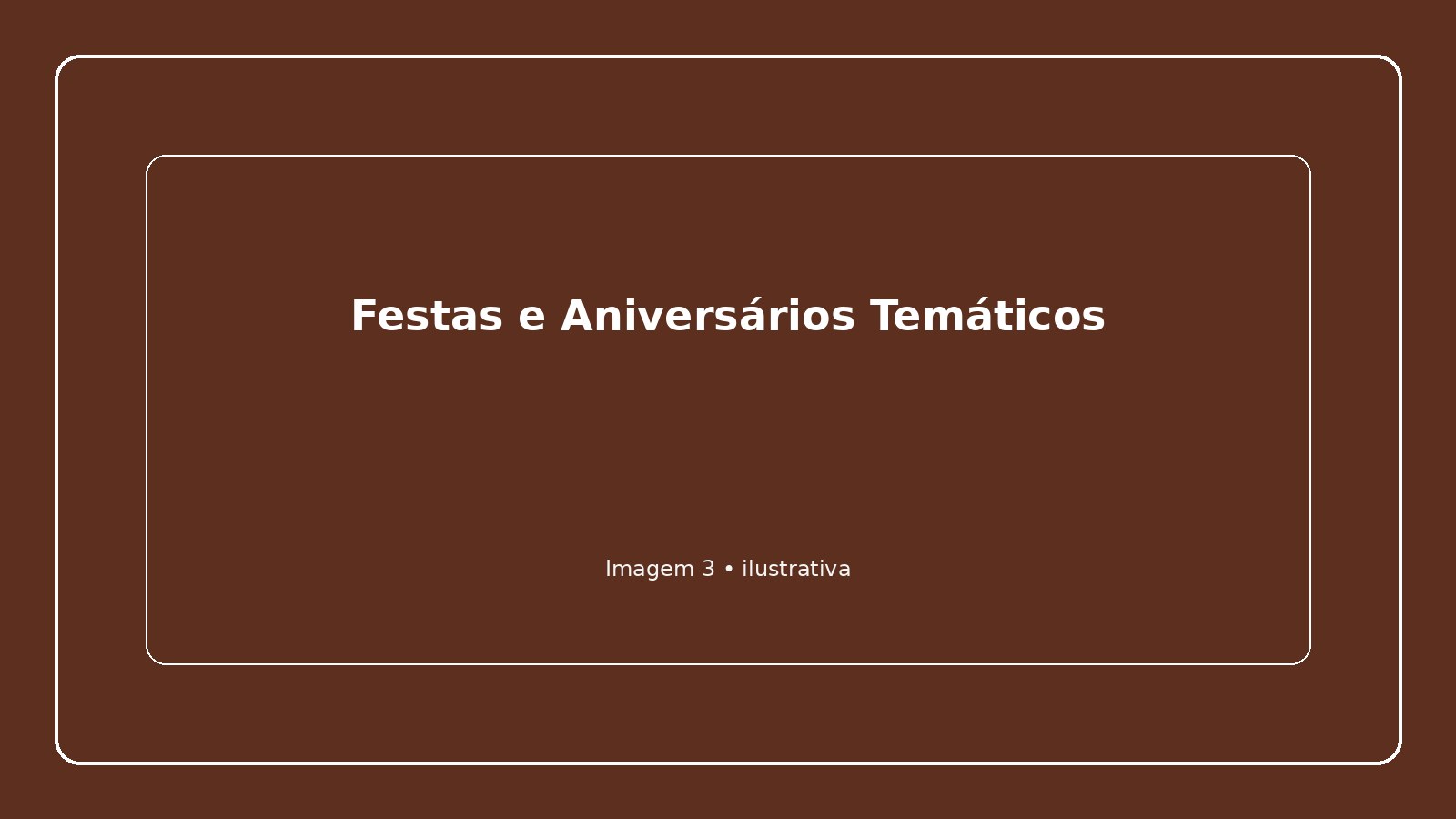 Festas e Aniversários Temáticos